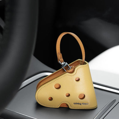 Avelena | Süße Käse Schlüsselanhänger Tasche