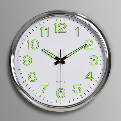 Avelena | Stille Klassenraum Uhr 30 Cm Geräuschlos & Beleuchtet Zeit