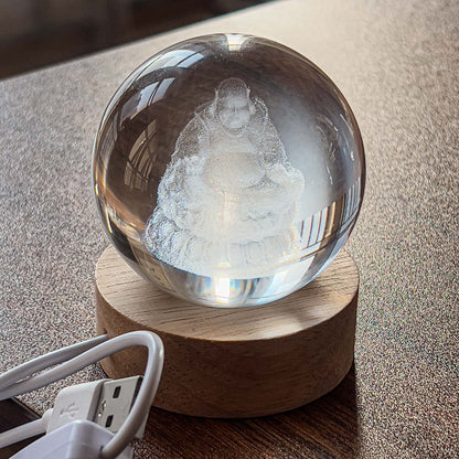 Avelena | Leuchtende Mondkristallkugel