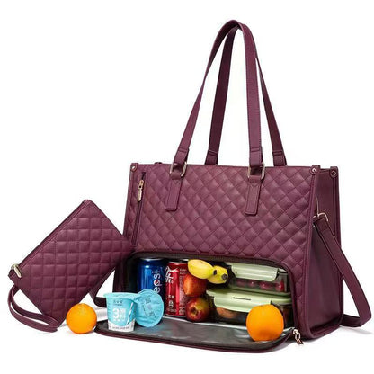 Avelena | All in One Frauen Handtasche mit Integriertem Kühlfach