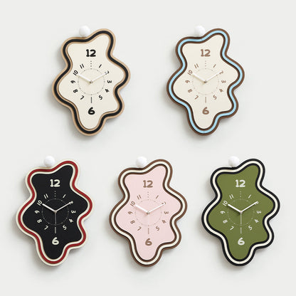 Avelena | Kreative unregelmäßige Wanddekoration Silent Clock