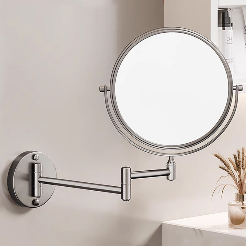 Avelena | Wiederaufladbarer Wandspiegel zum Rasieren | 360° Drehung. 1X/10X Vergrößerung & Einstellbare LED-Beleuchtung für den Einsatz im Badezimmer