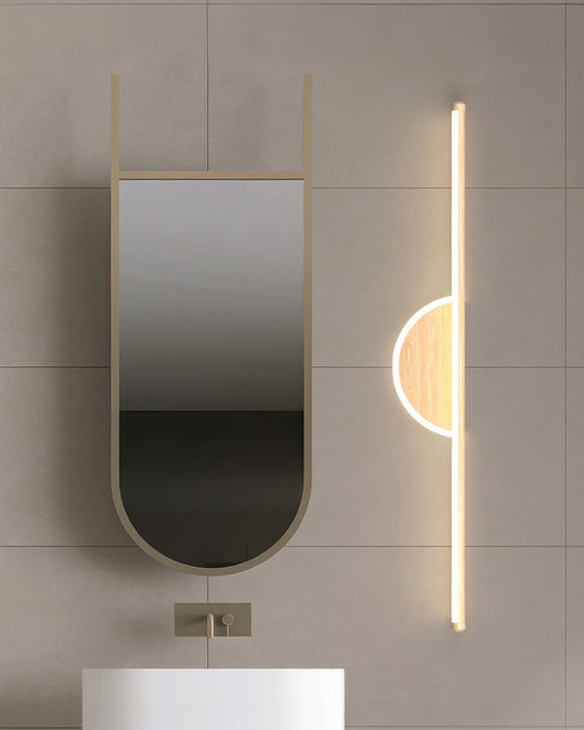 Avelena | Moderne Wandlampe aus Holzbogen