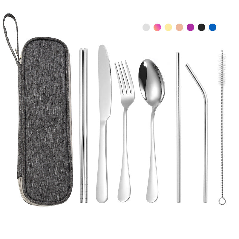 Avelena | Edles Reise Besteckset - Reisen, Campen, Picknick