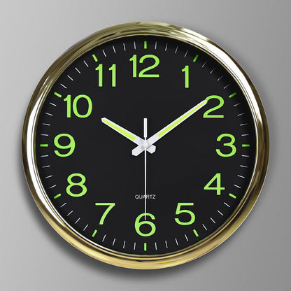 Avelena | Stille Klassenraum Uhr 30 Cm Geräuschlos & Beleuchtet Zeit
