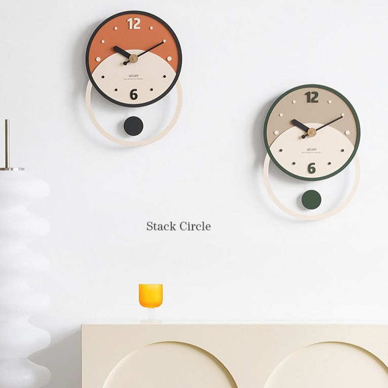 Avelena | Nordic Minimalist Wanddekoration Uhr für das Wohnzimmer