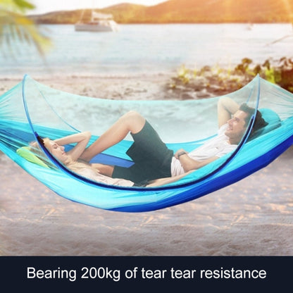 Avelena | Tragbare Outdoor Camping Vollautomatische Nylon Fallschirm-Hängematte mit Moskito-Netzen, Größe: 290 x 140cm (Armeegrün)