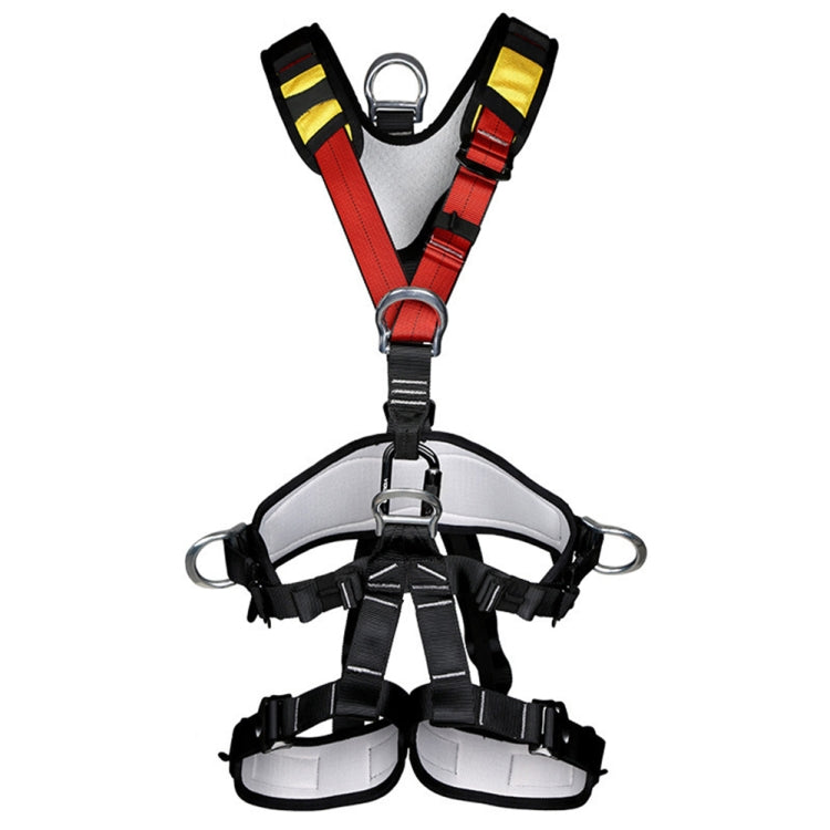 Avelena | XINDA XDA9516 Outdoor Klettern Polyester Hochfestes Draht Verstellbarer Abstieg Ganzkörper Sicherheitsgurt