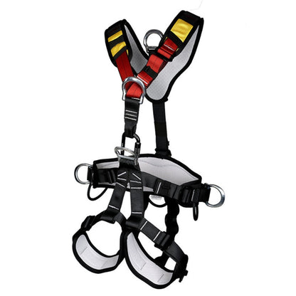 Avelena | XINDA XDA9516 Outdoor Klettern Polyester Hochfestes Draht Verstellbarer Abstieg Ganzkörper Sicherheitsgurt