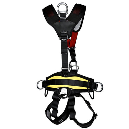 Avelena | XINDA XDA9516 Outdoor Klettern Polyester Hochfestes Draht Verstellbarer Abstieg Ganzkörper Sicherheitsgurt