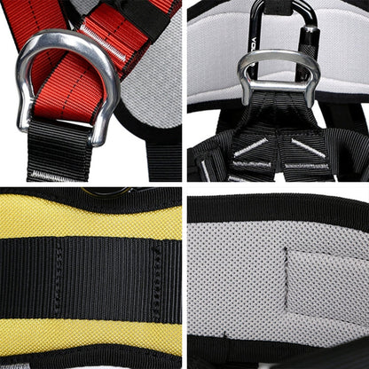 Avelena | XINDA XDA9516 Outdoor Klettern Polyester Hochfestes Draht Verstellbarer Abstieg Ganzkörper Sicherheitsgurt
