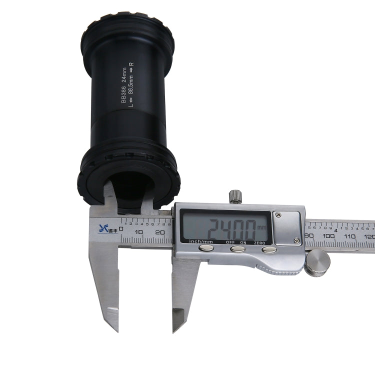 Avelena | BB386 Press Fit Stil EVO Tretlager passt 86,5 mm für SHIMANO / SRAM / FSA Mountainbike (Schwarz)