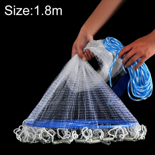 Avelena | 360 Fliegende Scheibe Monofilament Angelnetz, Höhe: 1,8 m