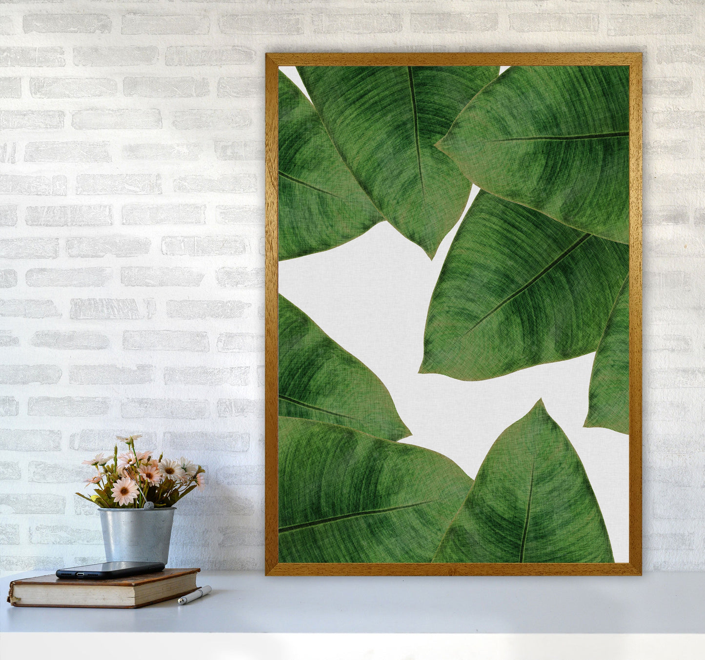 Avelena | Banana Leaf II Print von Orara Studio, gerahmter botanischer und Naturkunstdruck