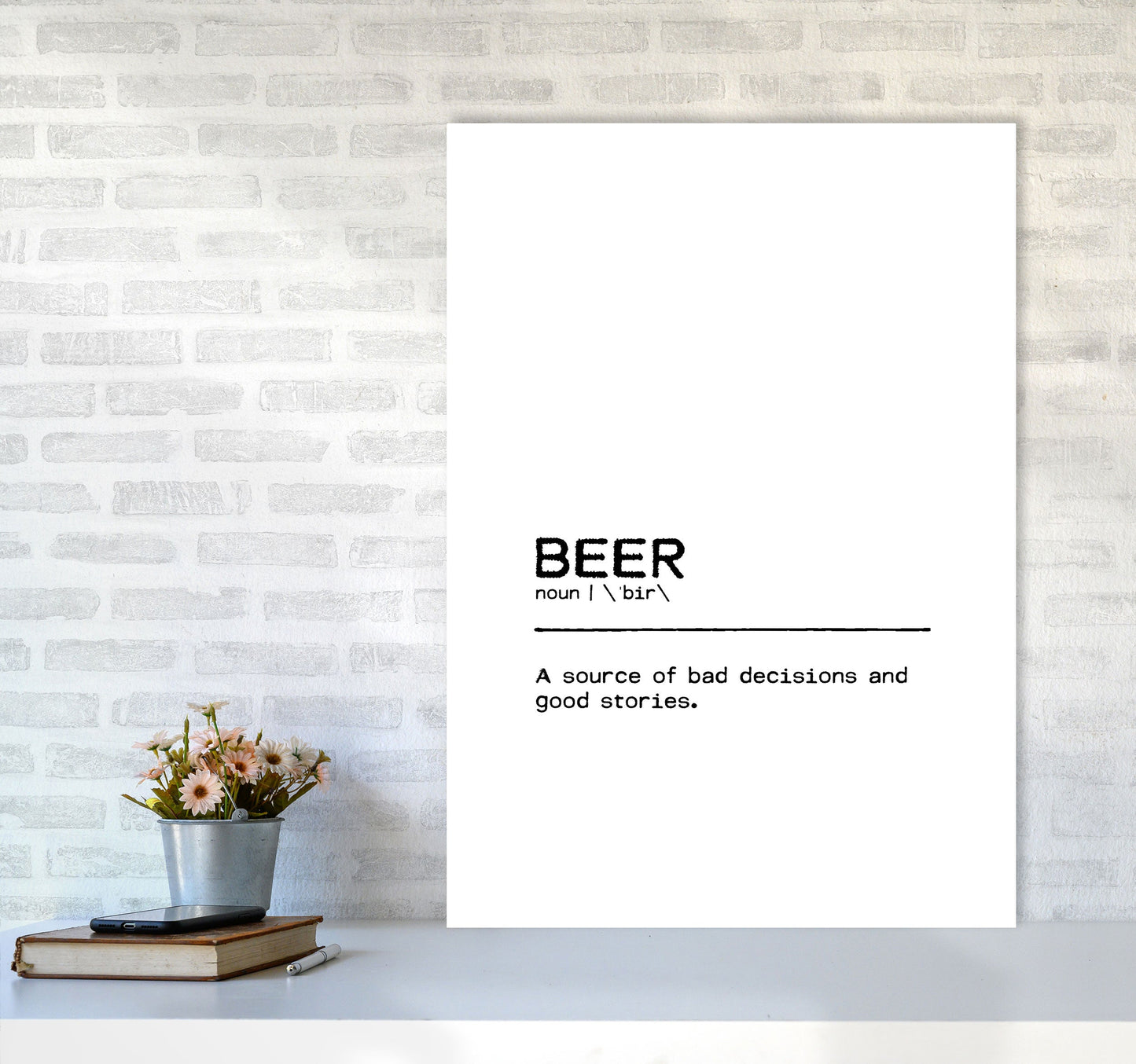 Avelena | Biergeschichten Definition Zitat Druck Von Orara Studio
