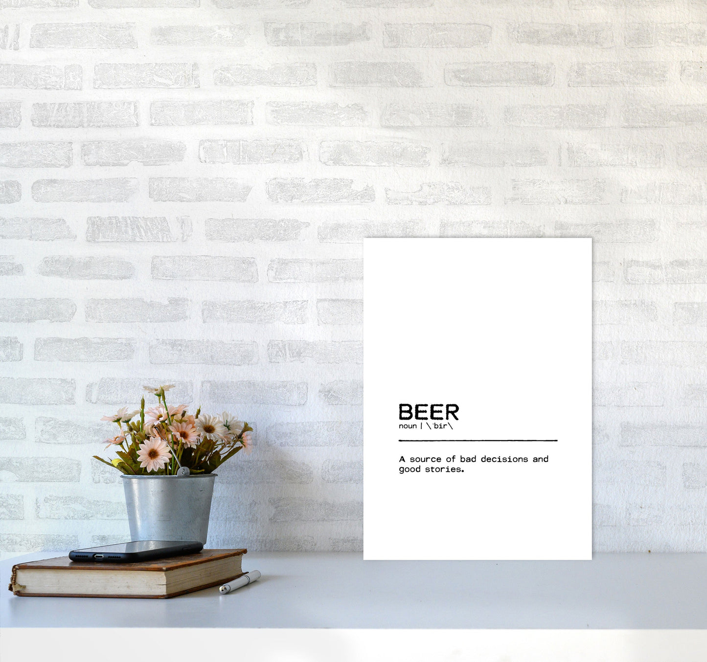 Avelena | Biergeschichten Definition Zitat Druck Von Orara Studio