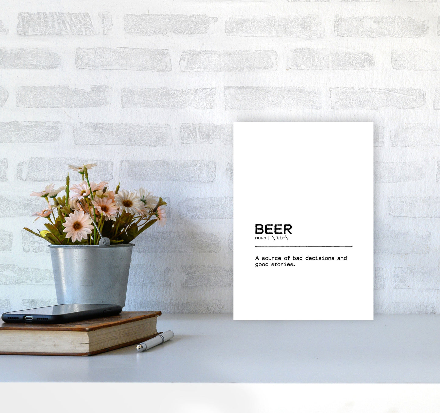 Avelena | Biergeschichten Definition Zitat Druck Von Orara Studio