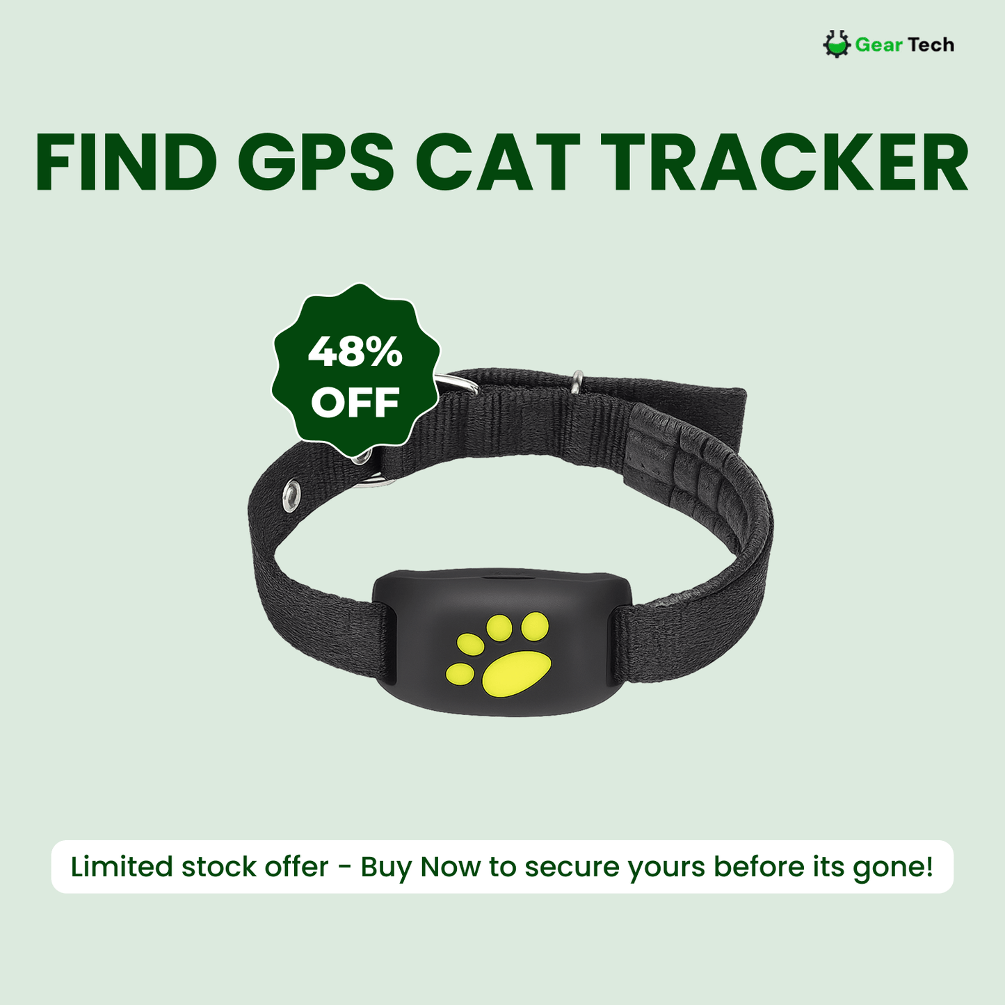 Avelena | #1 Finde GPS Katzen Tracker mit Echtzeit-Standort, wasserdichtem Design und Aktivitätsüberwachung für Sicherheit und Tracking von Haustieren