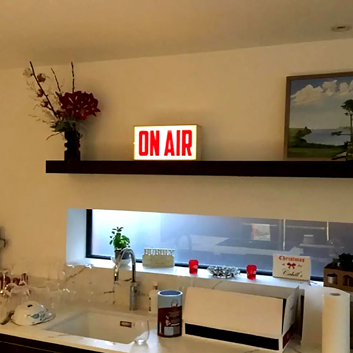 Avelena | On Air Zeichen Retro Lichtkasten Tischlampe