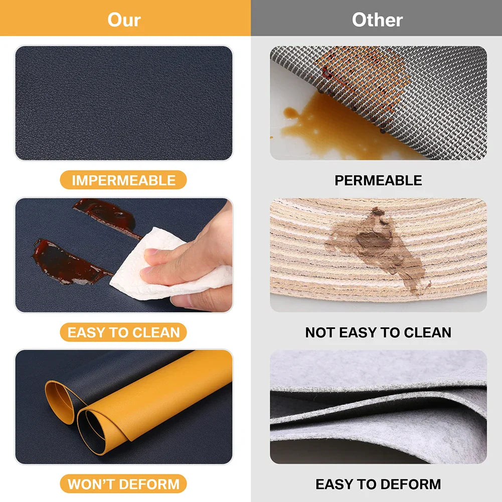 Avelena | Unregelmäßige Platzsets Leder