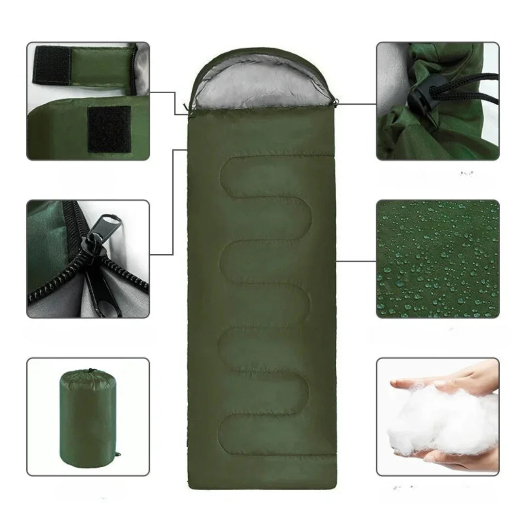 Avelena | Wärmeisolierter Camping-Schlafsack für Outdoor-Abenteuer