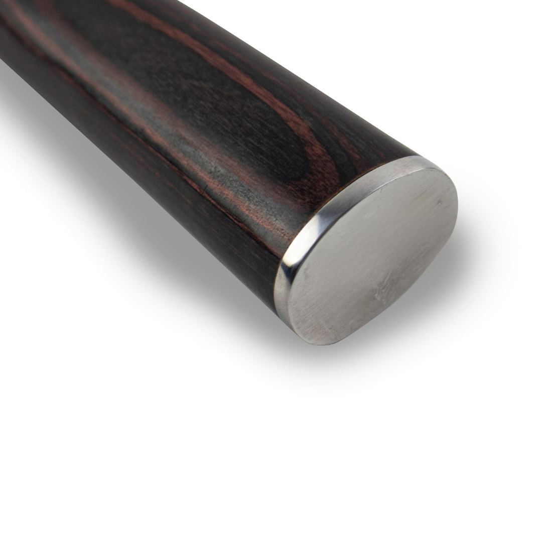 Avelena | Damaskstahl Kochmesser | 20 cm Klinge, ergonomischer Harzgriff & ideal für die Hausküche