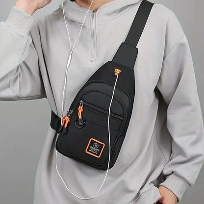 Avelena | UrbanTrail – Langlebige Herren-Schultertasche | Wasserdichte Umhängetasche für Reisen & den Alltag