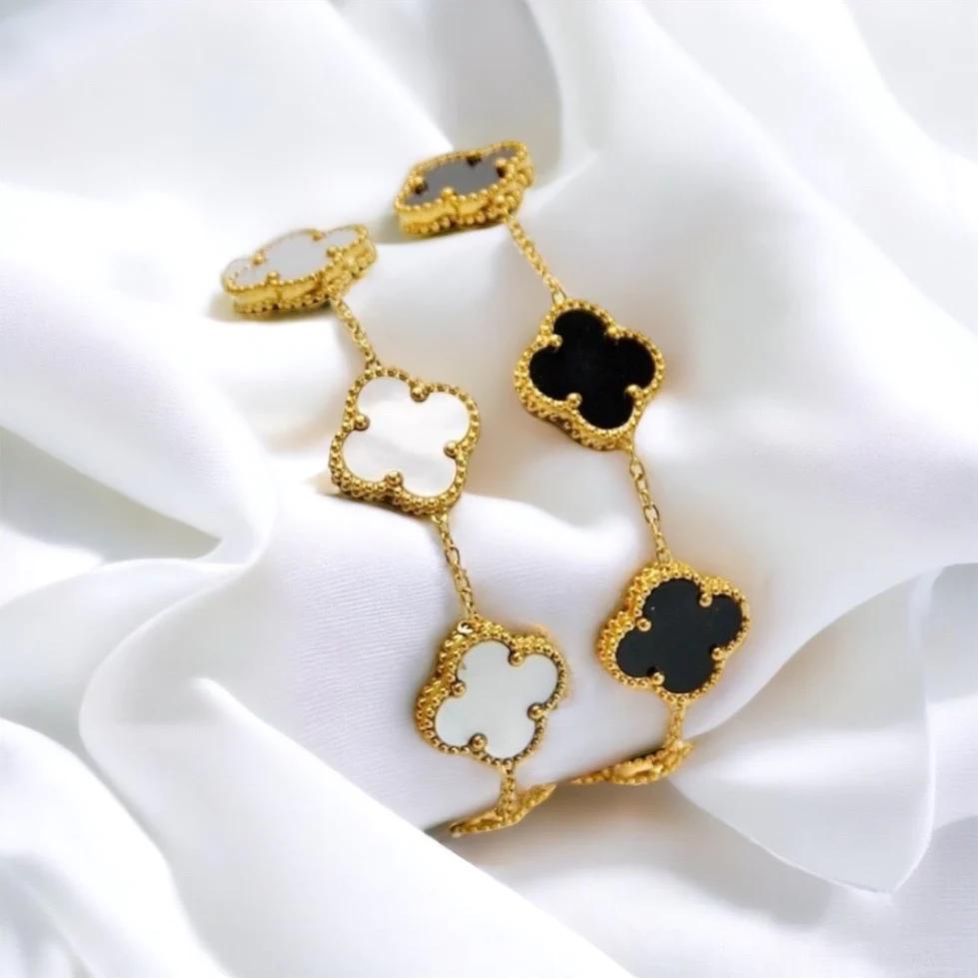 Avelena | Kleeblatt Glück Armband | Elegant und Hypoallergen | Verstellbar