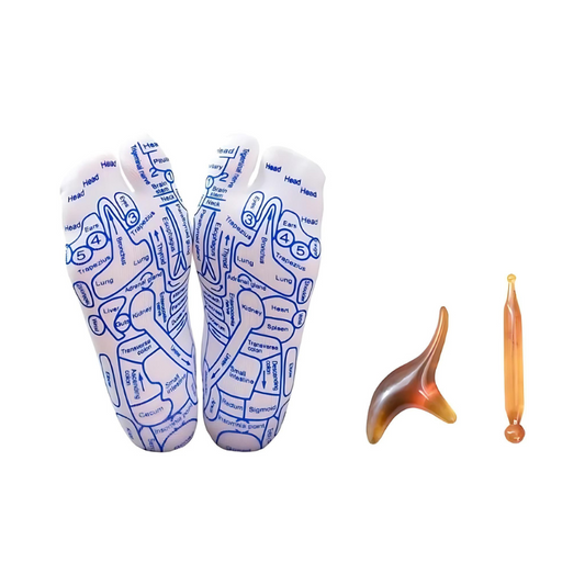 Avelena | Therapeutische Massage-Socken | Akupressur-Design für sofortige Schmerzlinderung & Entspannung zu Hause