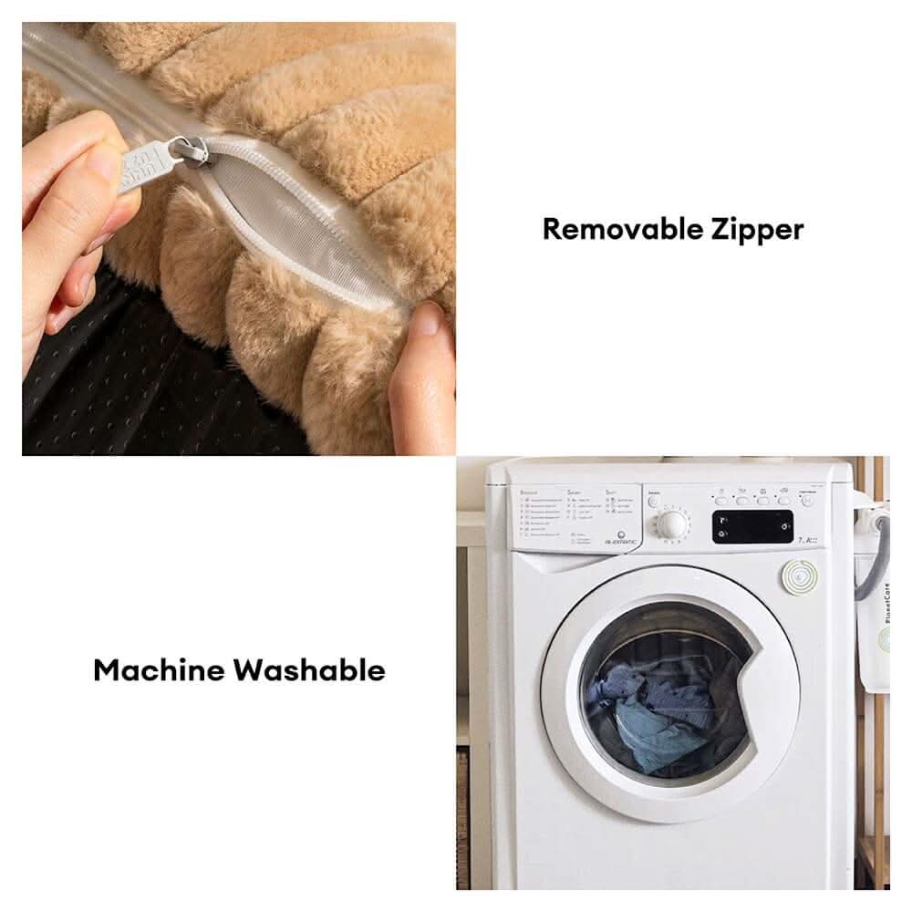 Avelena | DreamPaw Orthopädisches Hundebett – Robuster Schlafplatz mit Nackenstütze und abnehmbarem Bezug