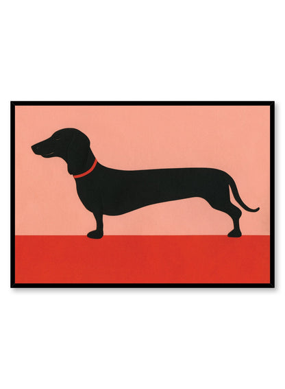 Avelena | Dachs Hund, Plakat