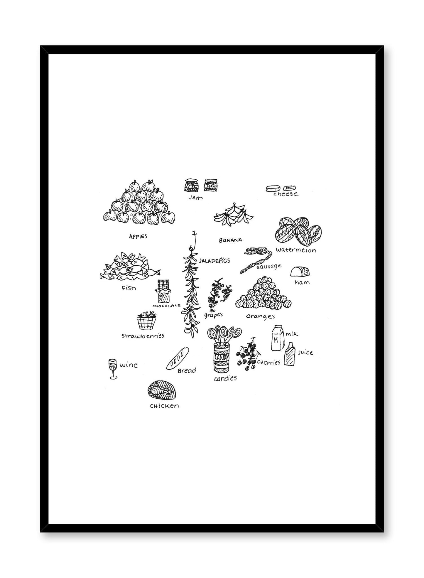 Avelena | Auf Dem Markt, Plakat