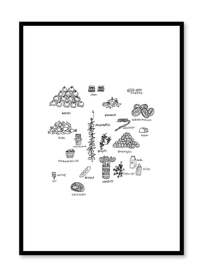 Avelena | Auf Dem Markt, Plakat