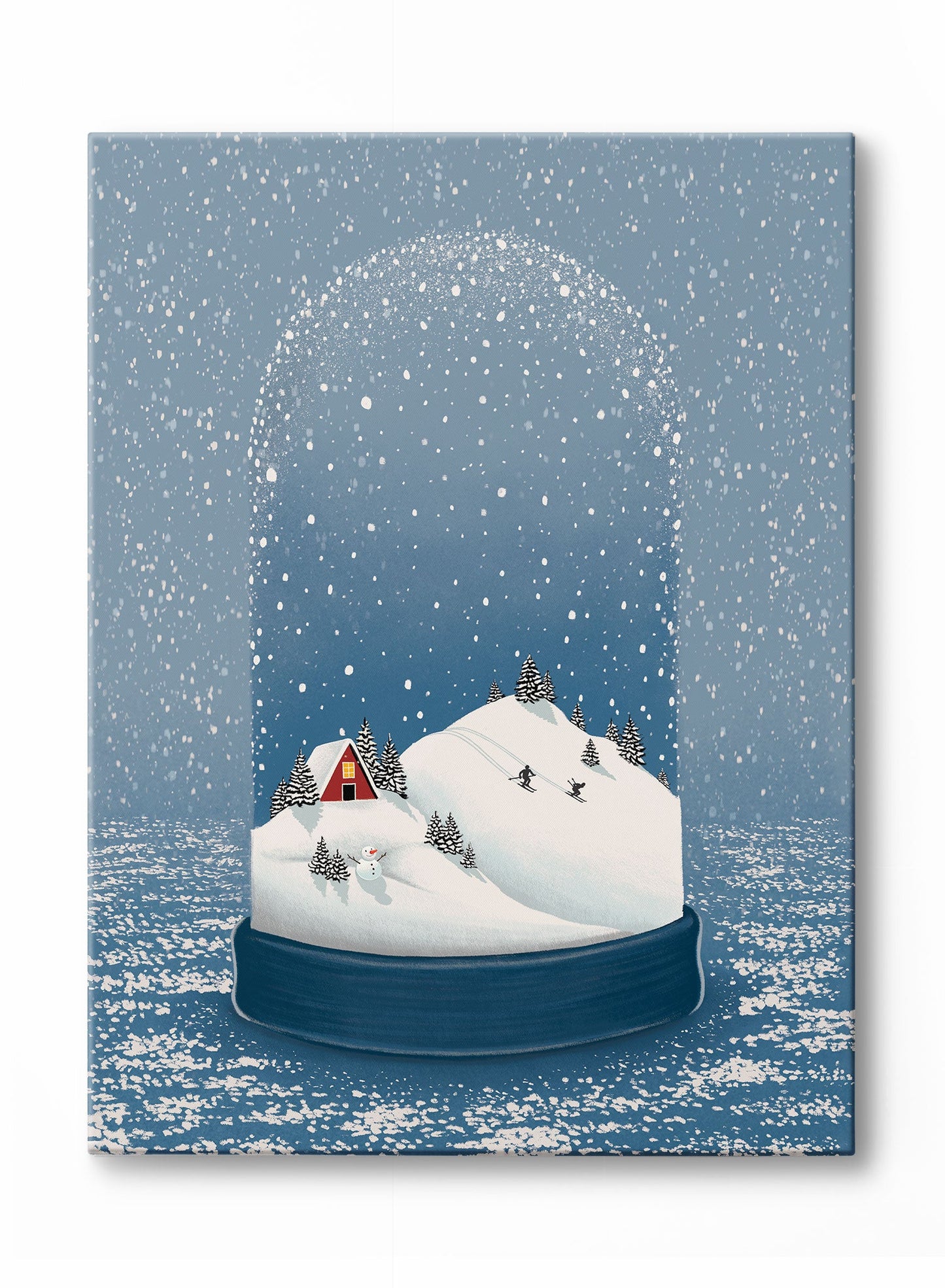 Avelena | Magische Winter Schnee Globe, Plakat