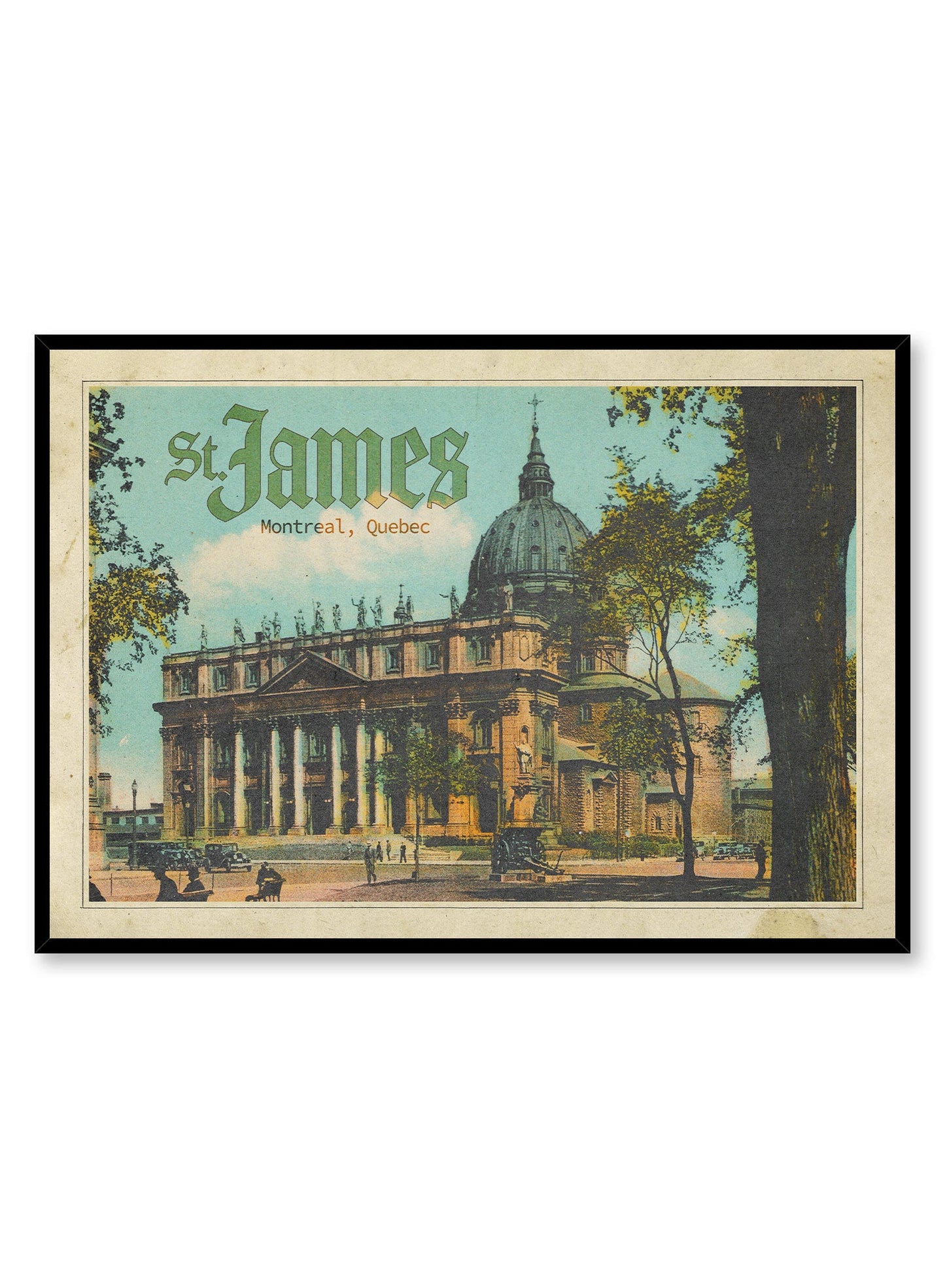 Avelena | St. James Souvenir Aus Montreal, Poster