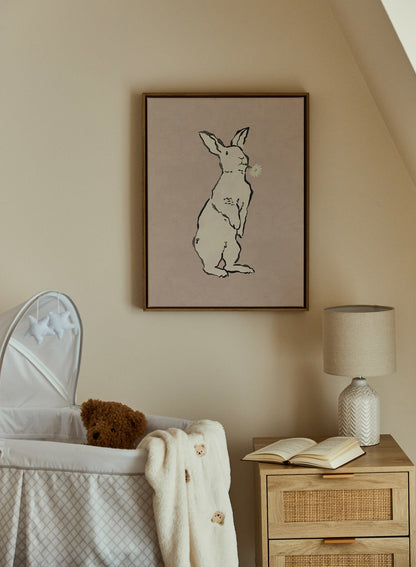Avelena | Glücklicher Kaninchen Tag, Leinwand