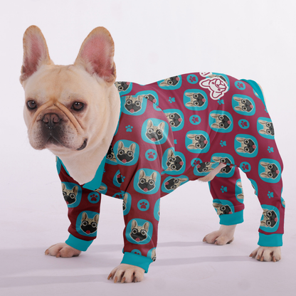 Avelena | Romeo - Frenchie Pyjama – Ultra-Weich, Gemütlich Und Adorably Stilvoll