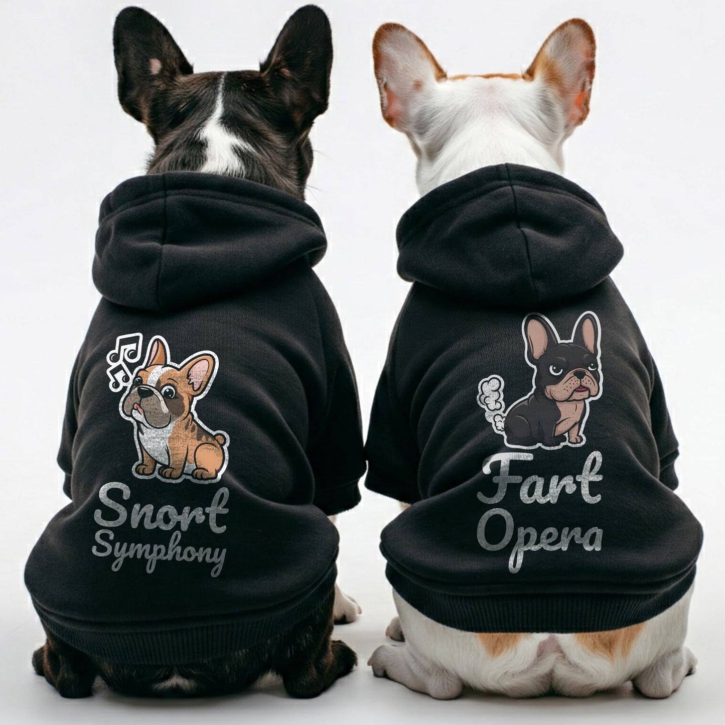 Avelena | Snort Symphony Und Fart Opera - Passende Französische Bulldoggen Hoodies – Stilvoll, Gemütlich & Persönlich!