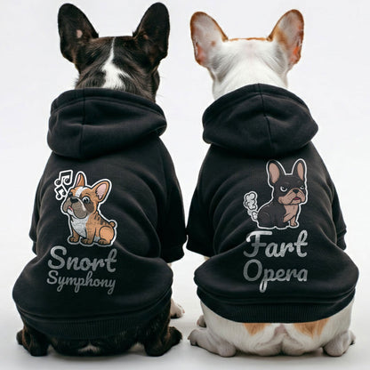 Avelena | Snort Symphony Und Fart Opera - Passende Französische Bulldoggen Hoodies – Stilvoll, Gemütlich & Persönlich!