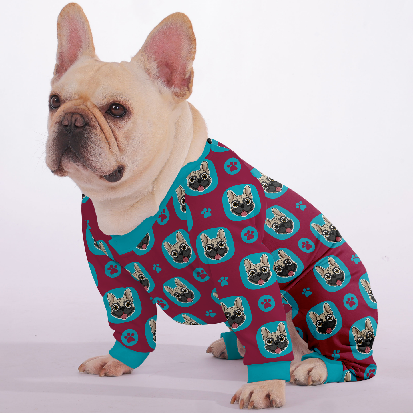 Avelena | Romeo - Frenchie Pyjama – Ultra-Weich, Gemütlich Und Adorably Stilvoll