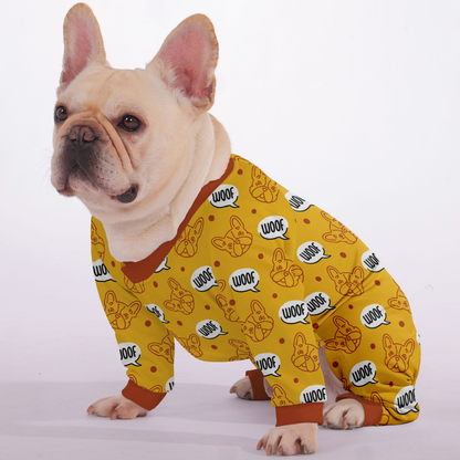 Avelena | Penny - Frenchie Pyjama – Ultra-Weich, Gemütlich Und Entzückend Stilvoll