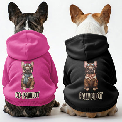 Avelena | Paw Pilot Und Co-Pawlot - Passende Französische Bulldogge Hoodies – Stylisch, Gemütlich & Personalisierbar!
