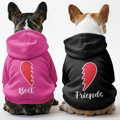 Avelena | Beste Freunde - Passende Französische Bulldoggen Kapuzenpullover – Stylisch, Gemütlich & Personalisierbar!
