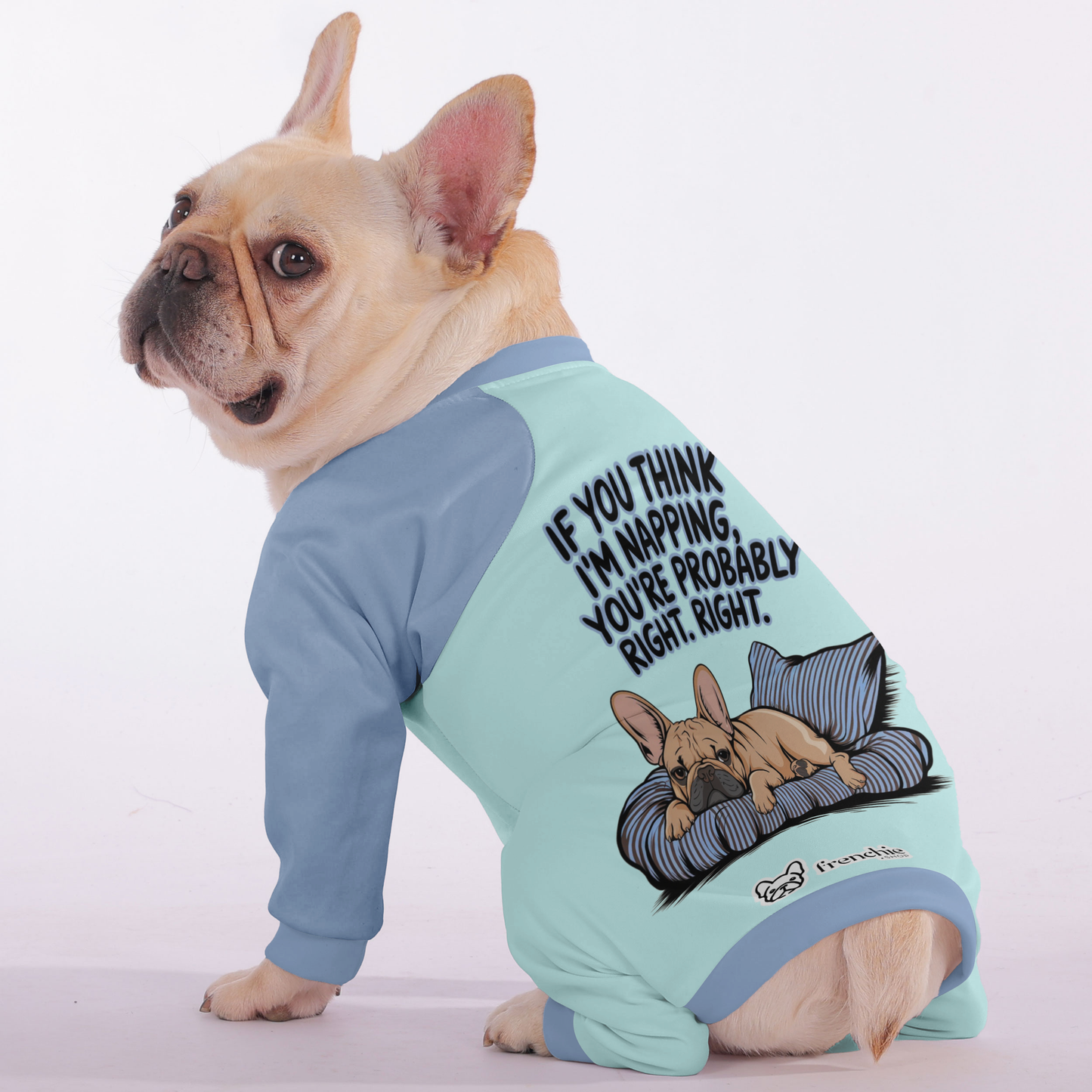 Avelena | Wenn Sie Denken, Ich Schlafe, Liegen Sie Wahrscheinlich Richtig. - Frenchie-Pyjama – Ultra-Weich, Gemütlich Und Adorably Stilvoll