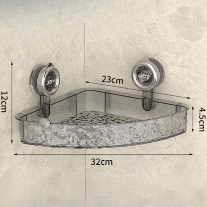 Avelena | Badezimmer Saugnapf Eck-Regal