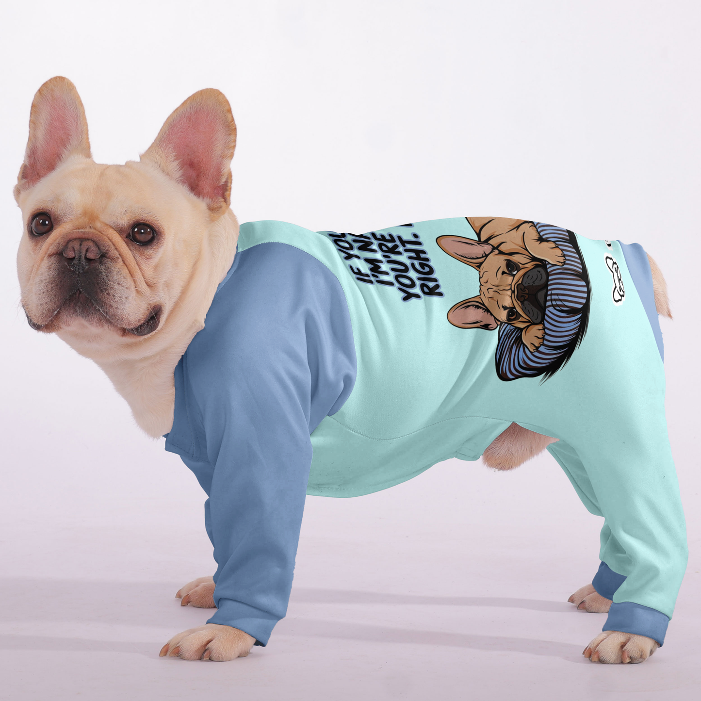 Avelena | Wenn Sie Denken, Ich Schlafe, Liegen Sie Wahrscheinlich Richtig. - Frenchie-Pyjama – Ultra-Weich, Gemütlich Und Adorably Stilvoll