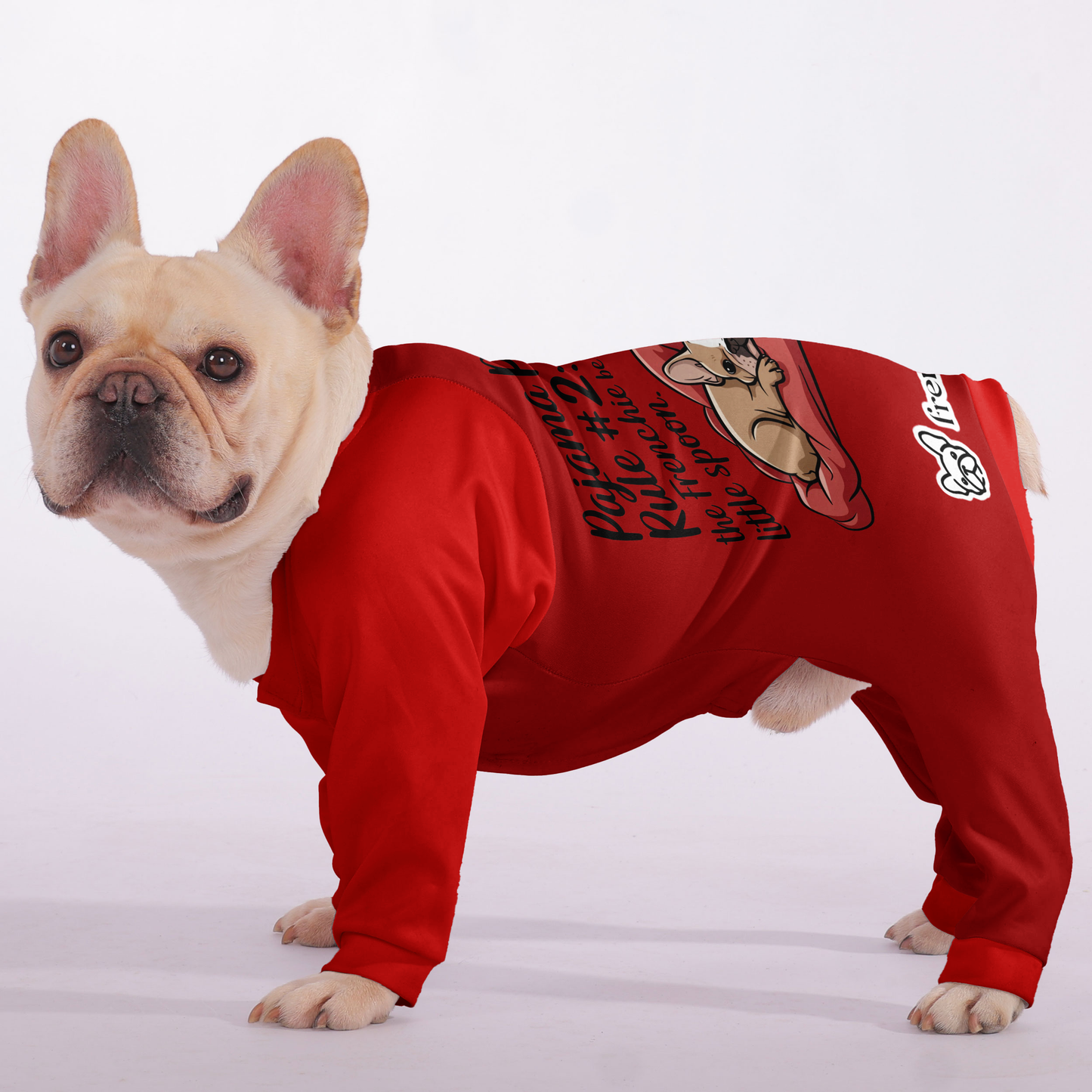 Avelena | Pyjama-Party-Regel #2: Lass Den Frenchie Der Kleine Löffel Sein - Frenchie Pyjamas – Ultra-Weich, Gemütlich Und Adorably Stylish