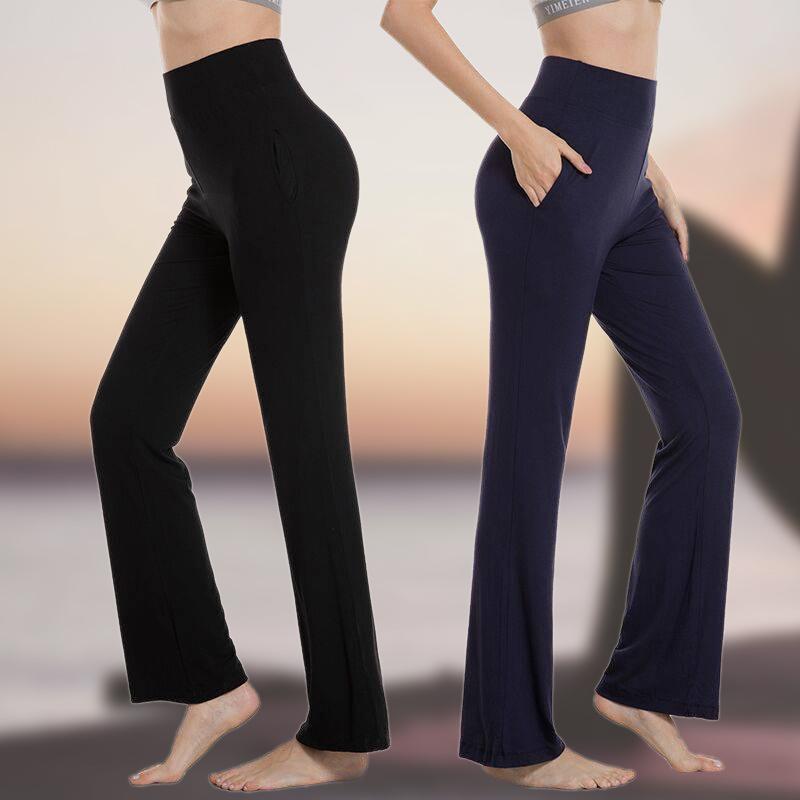 Avelena | Damen hoher Taille und ausgestelltem Bein Yogahose