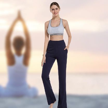 Avelena | Damen hoher Taille und ausgestelltem Bein Yogahose