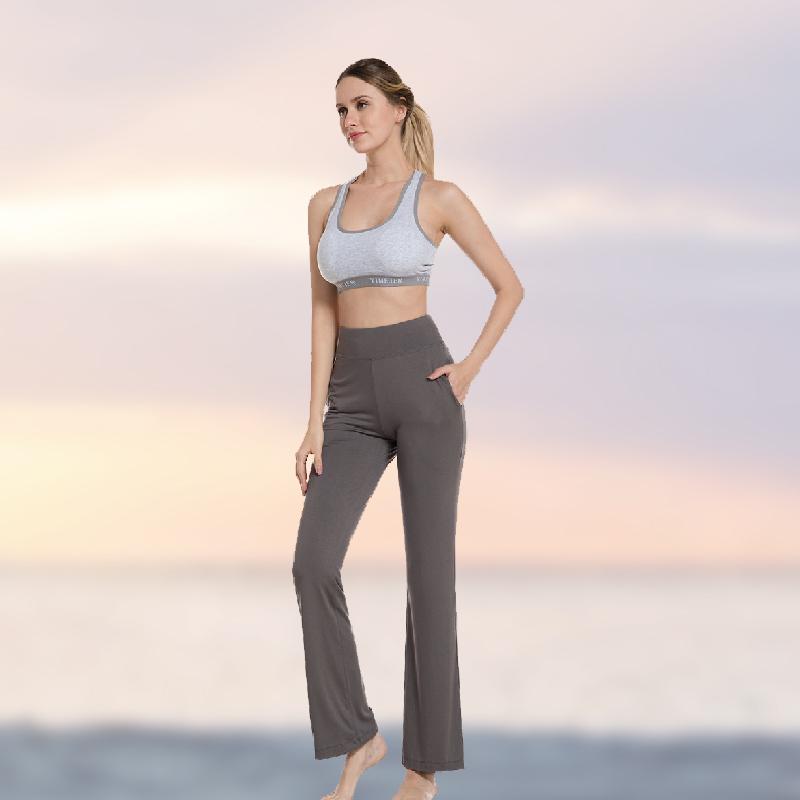 Avelena | Damen hoher Taille und ausgestelltem Bein Yogahose